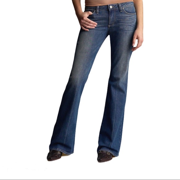 Paige ‘Robertson’ Wide Leg Stretch Jeans - Picture 1 of 9